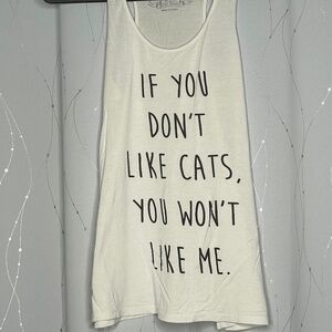 "If You Don't Like Cats, You Won't Like Me" Racerback